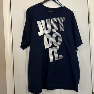 Nike Just Do It Navy Logo T-shirt